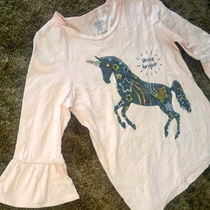 OshKosh Bgosh 'Shine Bright' unicorn top